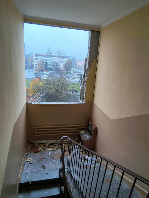 Potężny wybuch gazu w bloku w Braniewie