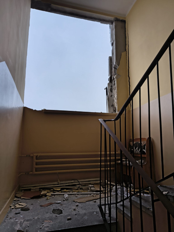 Potężny wybuch gazu w bloku w Braniewie