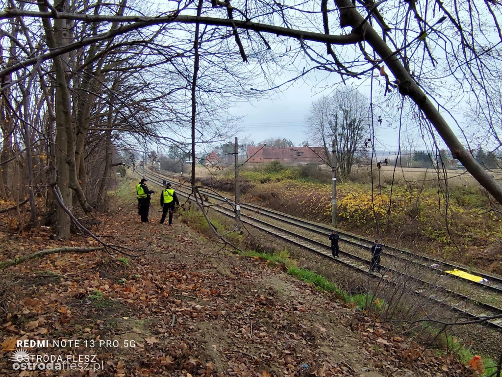 Tragedia na torach pod Ostródą! Zginęła kobieta!