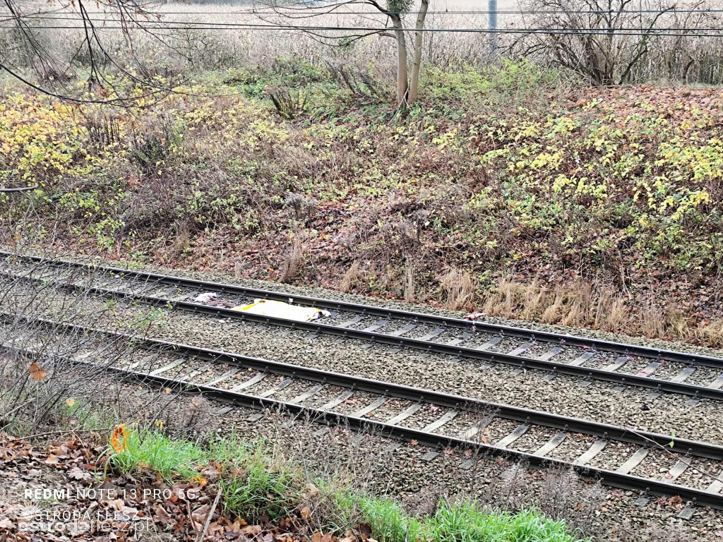 Tragedia na torach pod Ostródą! Zginęła kobieta!