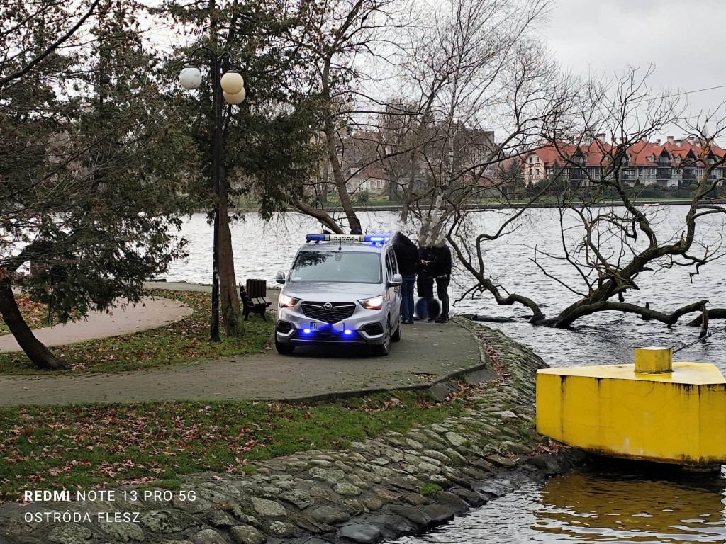 Z Jez. Drwęckiego wyłowiono ciało mężczyzny