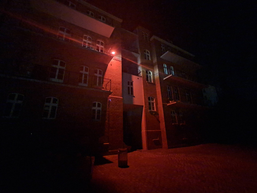 Czerwone budynki MOPS Ostróda