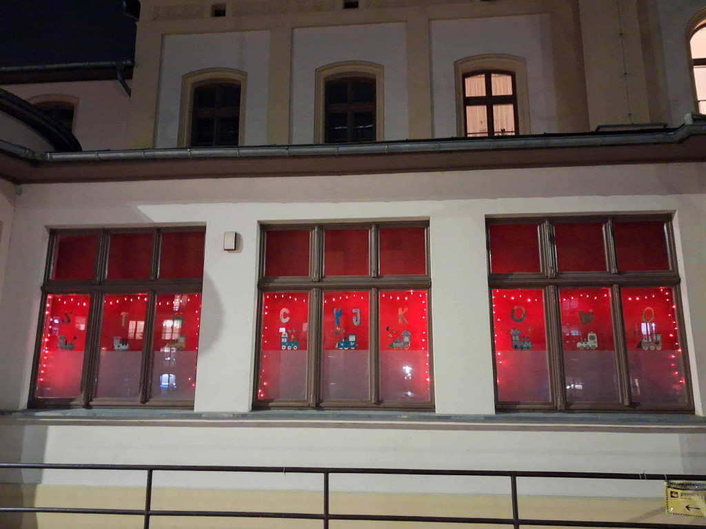 Czerwone budynki MOPS Ostróda