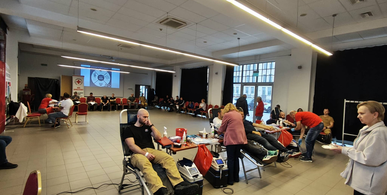 Ponad 21 litrów krwi oddanow akcji krwiodawstwa