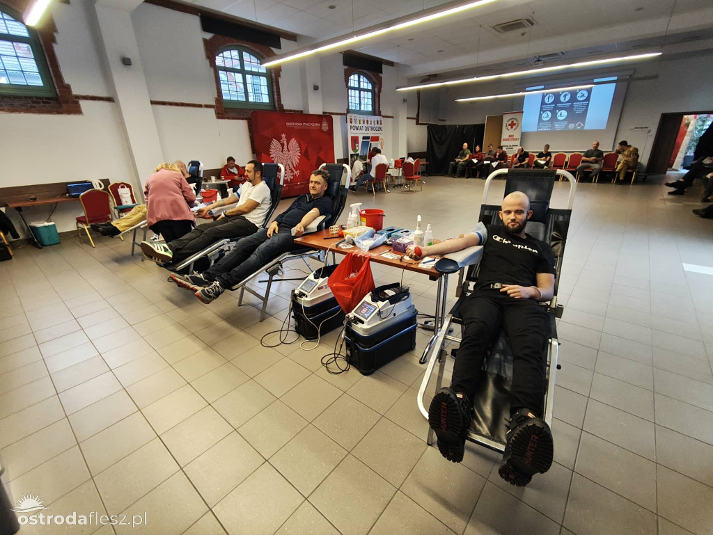 Ponad 21 litrów krwi oddanow akcji krwiodawstwa