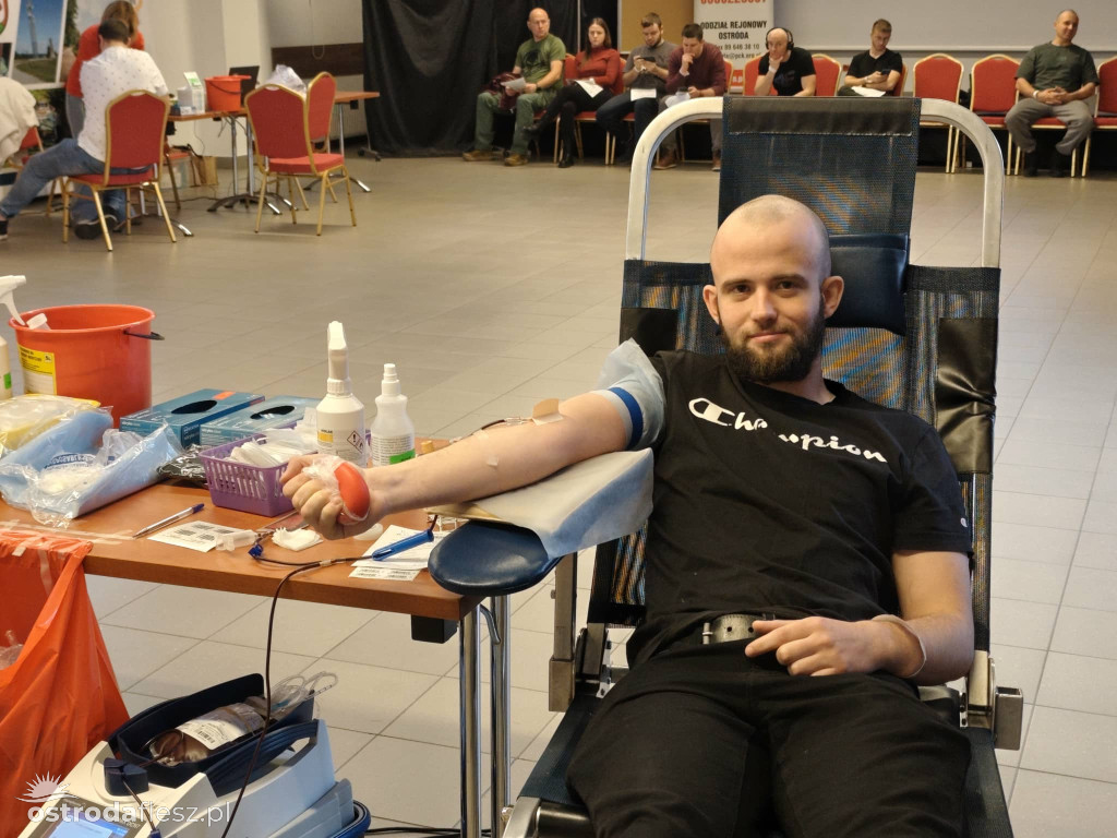 Ponad 21 litrów krwi oddanow akcji krwiodawstwa