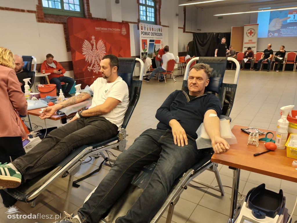 Ponad 21 litrów krwi oddanow akcji krwiodawstwa