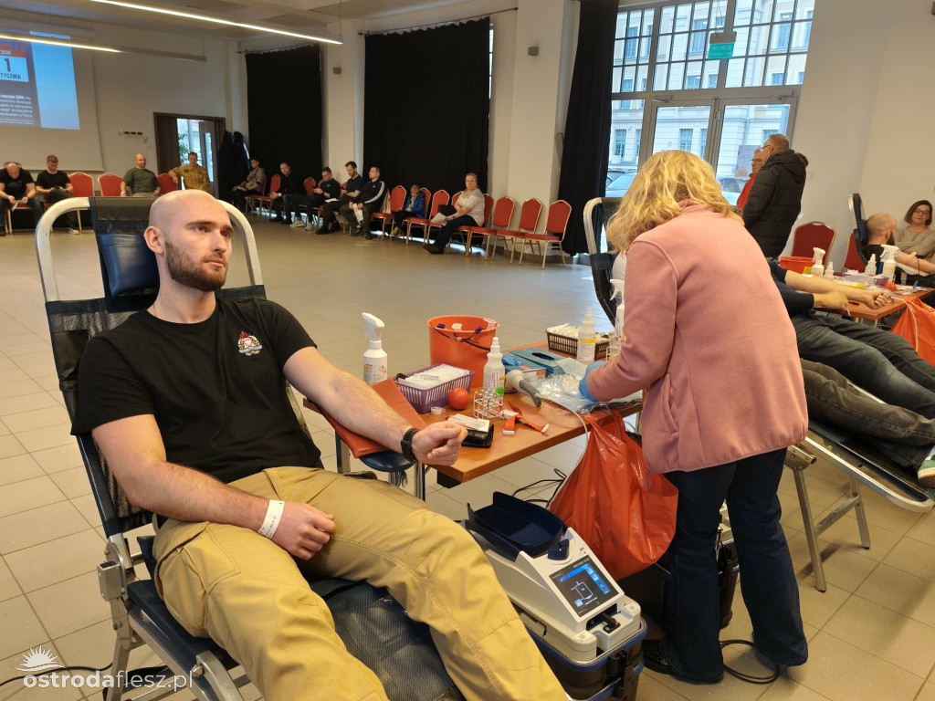 Ponad 21 litrów krwi oddanow akcji krwiodawstwa