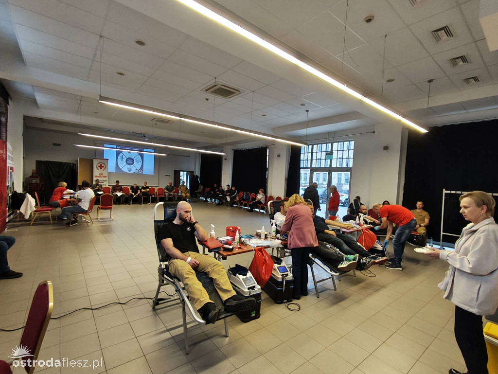 Ponad 21 litrów krwi oddanow akcji krwiodawstwa