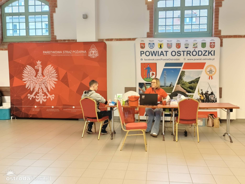 Ponad 21 litrów krwi oddanow akcji krwiodawstwa