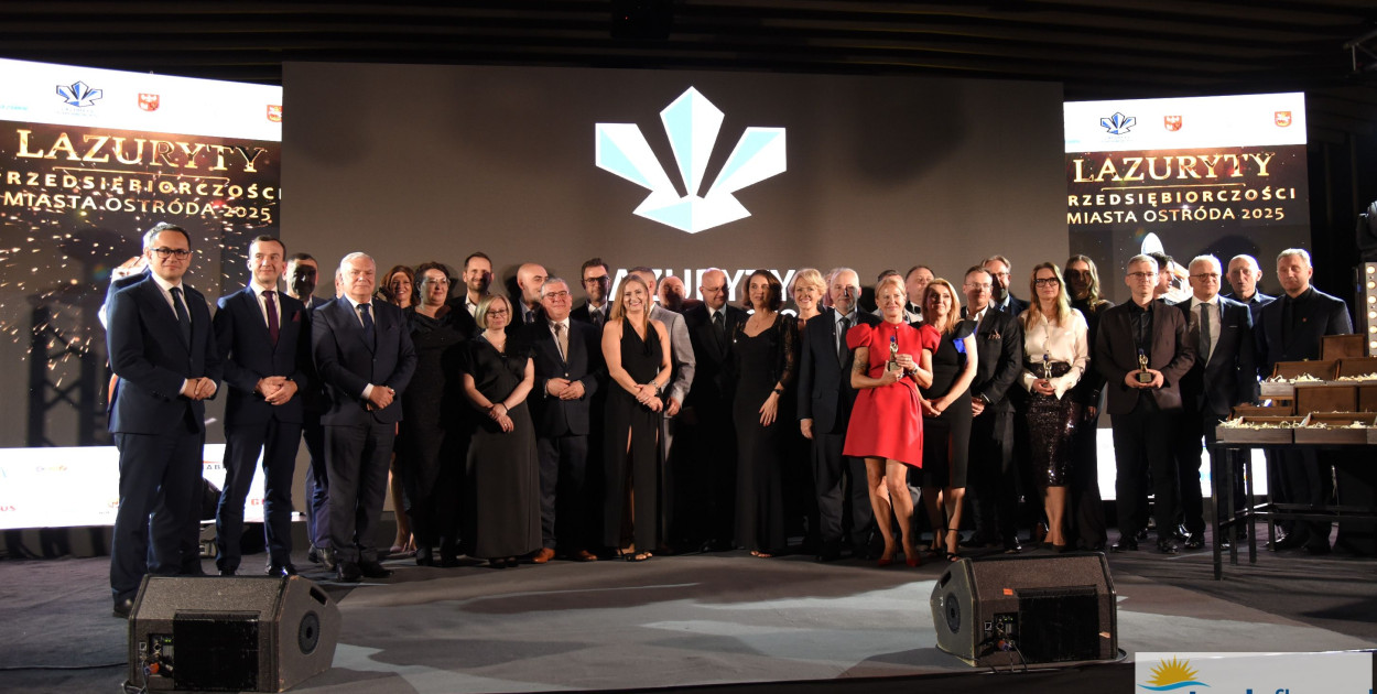 Przedsiębiorcy z Ostródy nagrodzeni Lazurytami