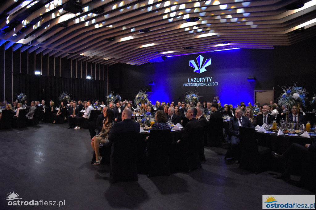 Przedsiębiorcy z Ostródy nagrodzeni Lazurytami