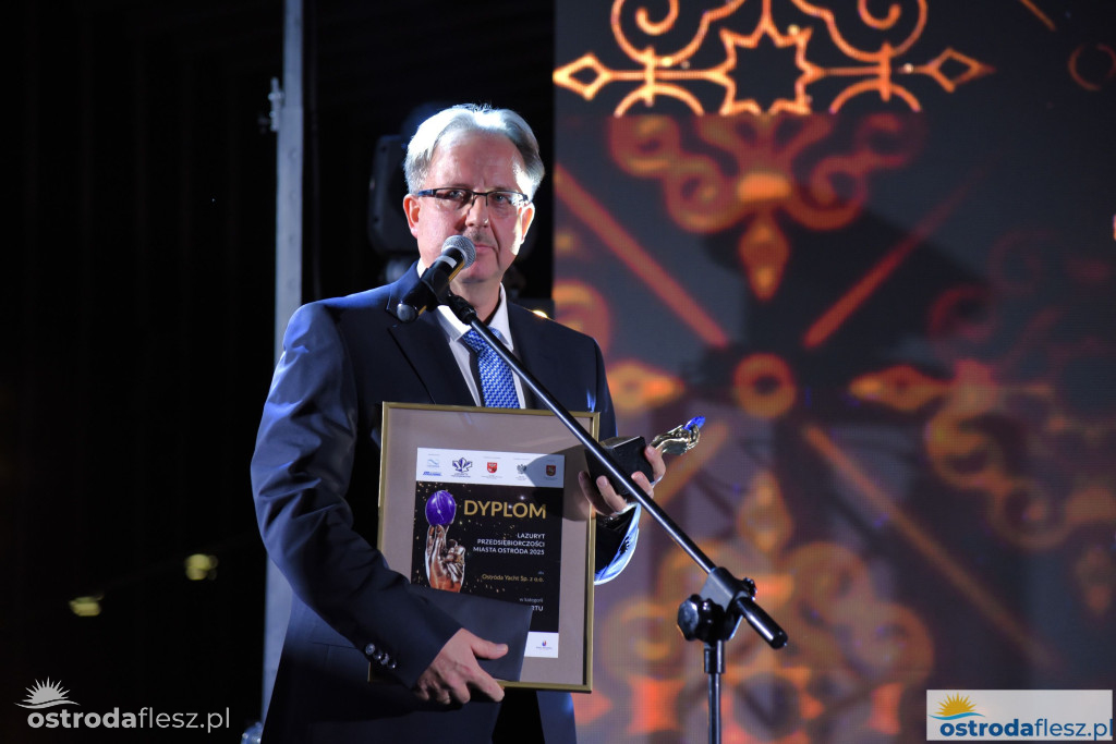 Przedsiębiorcy z Ostródy nagrodzeni Lazurytami
