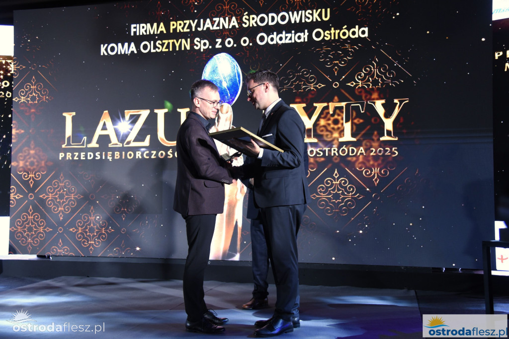 Przedsiębiorcy z Ostródy nagrodzeni Lazurytami