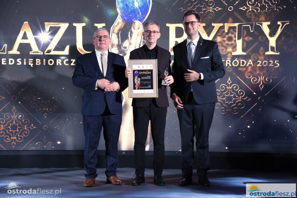 Przedsiębiorcy z Ostródy nagrodzeni Lazurytami