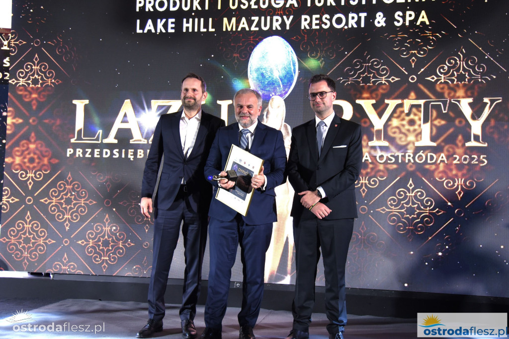 Przedsiębiorcy z Ostródy nagrodzeni Lazurytami