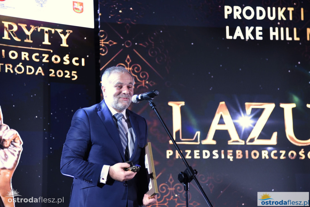 Przedsiębiorcy z Ostródy nagrodzeni Lazurytami