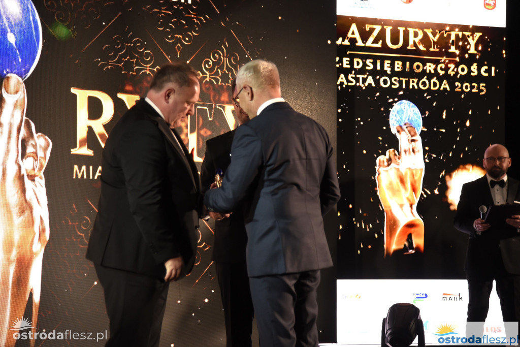 Przedsiębiorcy z Ostródy nagrodzeni Lazurytami