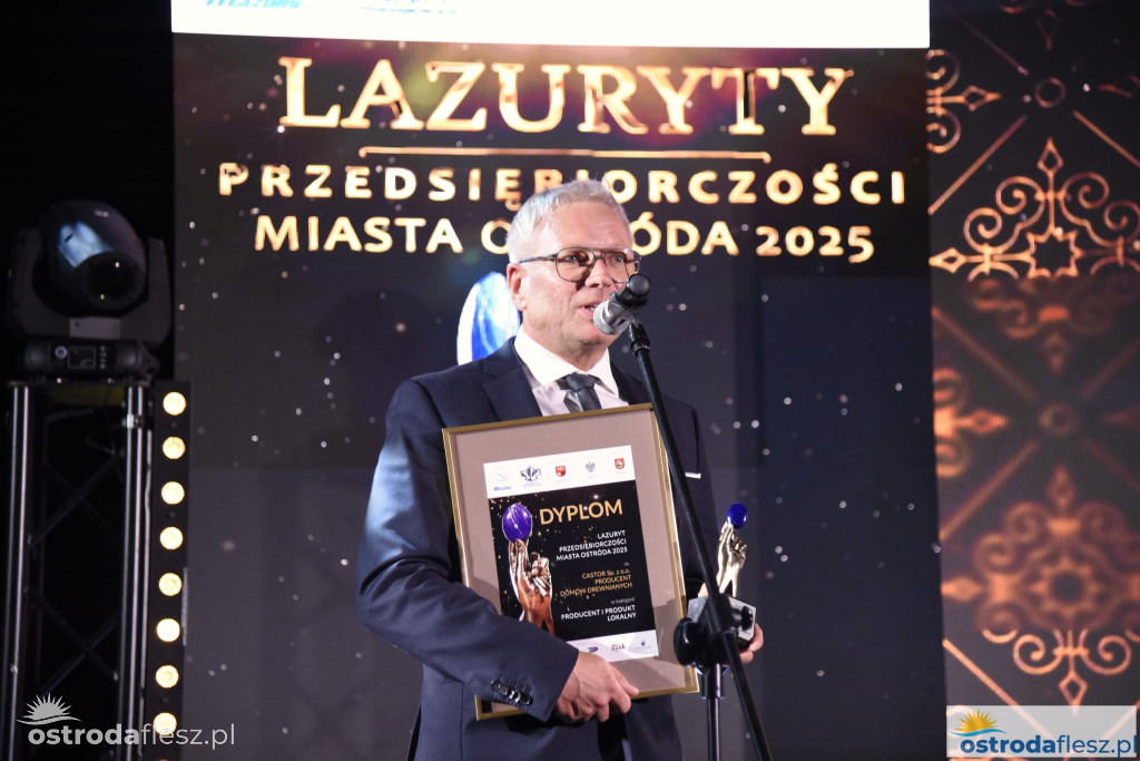 Przedsiębiorcy z Ostródy nagrodzeni Lazurytami