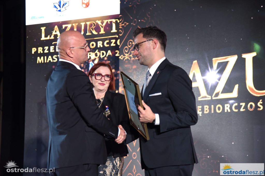 Przedsiębiorcy z Ostródy nagrodzeni Lazurytami