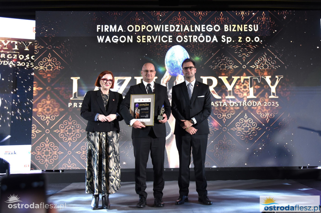 Przedsiębiorcy z Ostródy nagrodzeni Lazurytami