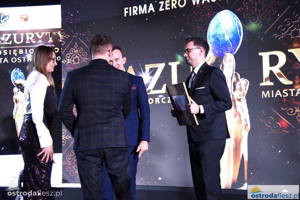 Przedsiębiorcy z Ostródy nagrodzeni Lazurytami