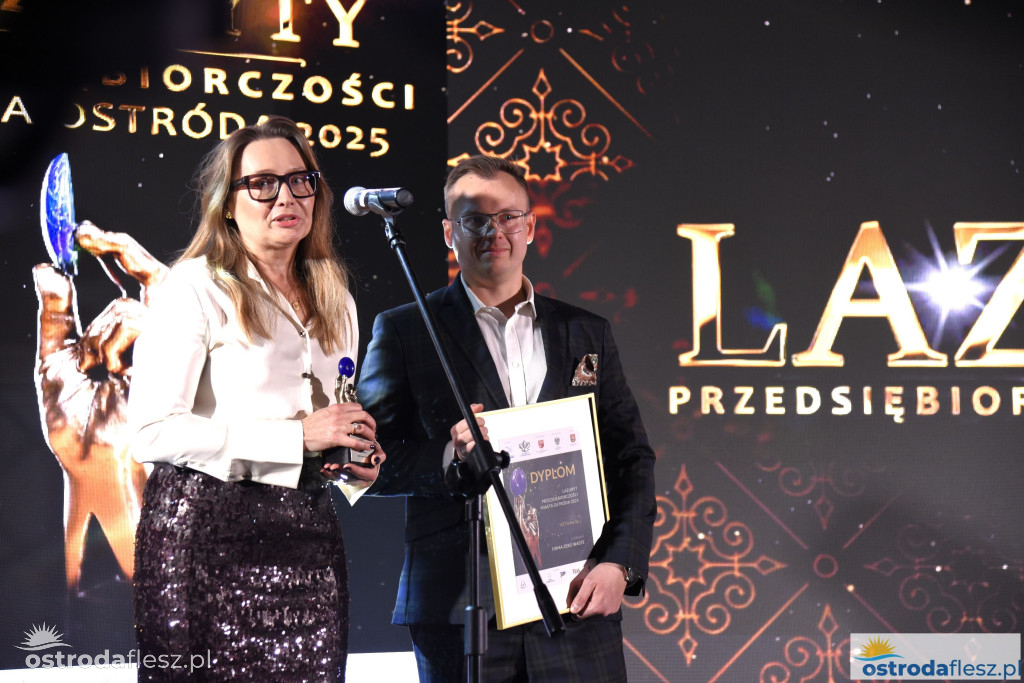 Przedsiębiorcy z Ostródy nagrodzeni Lazurytami