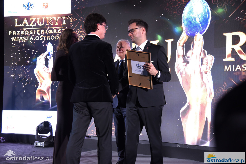Przedsiębiorcy z Ostródy nagrodzeni Lazurytami