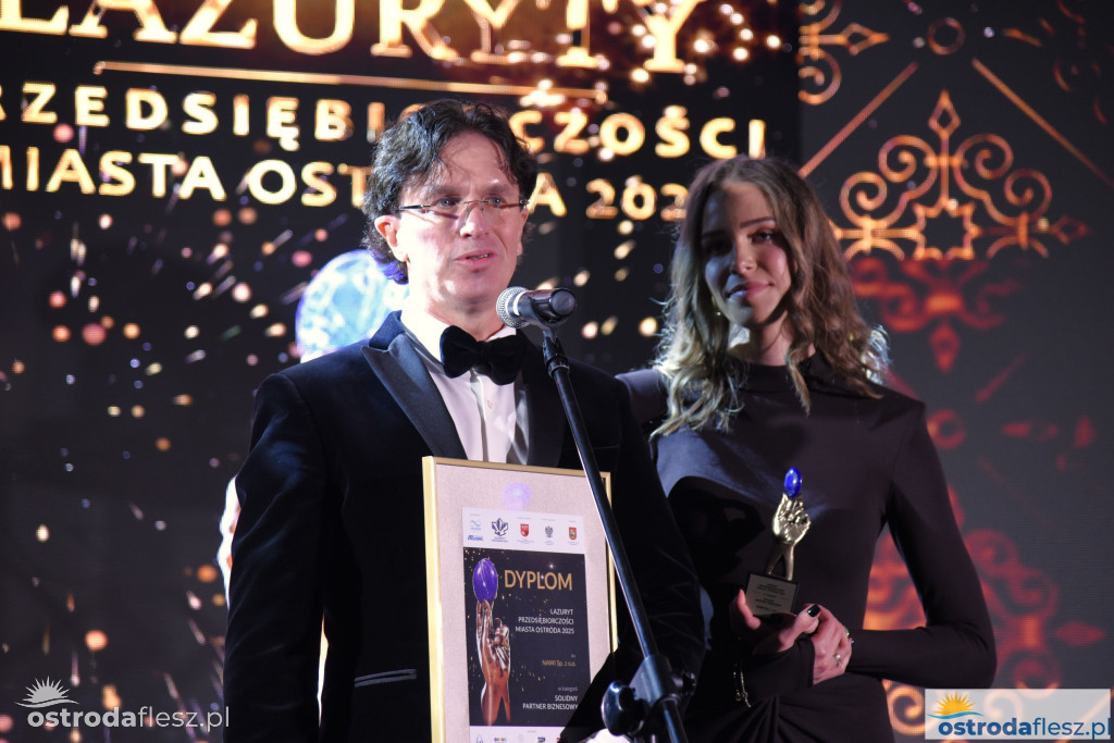 Przedsiębiorcy z Ostródy nagrodzeni Lazurytami