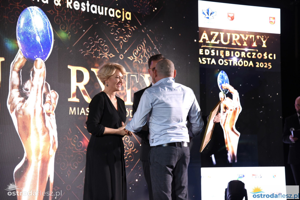 Przedsiębiorcy z Ostródy nagrodzeni Lazurytami