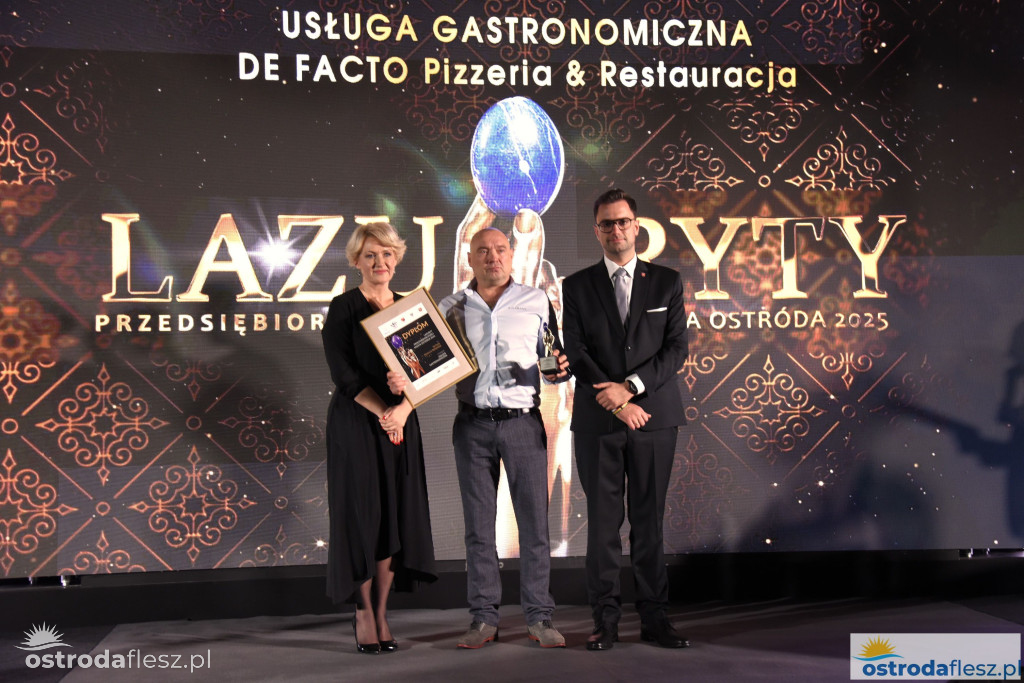 Przedsiębiorcy z Ostródy nagrodzeni Lazurytami