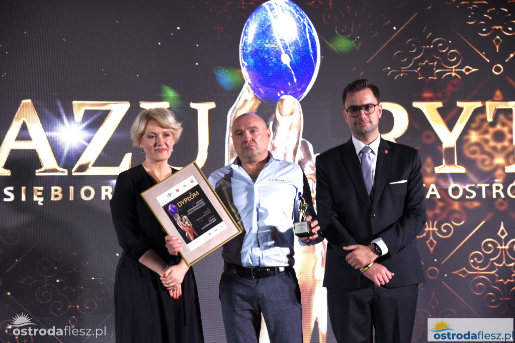Przedsiębiorcy z Ostródy nagrodzeni Lazurytami