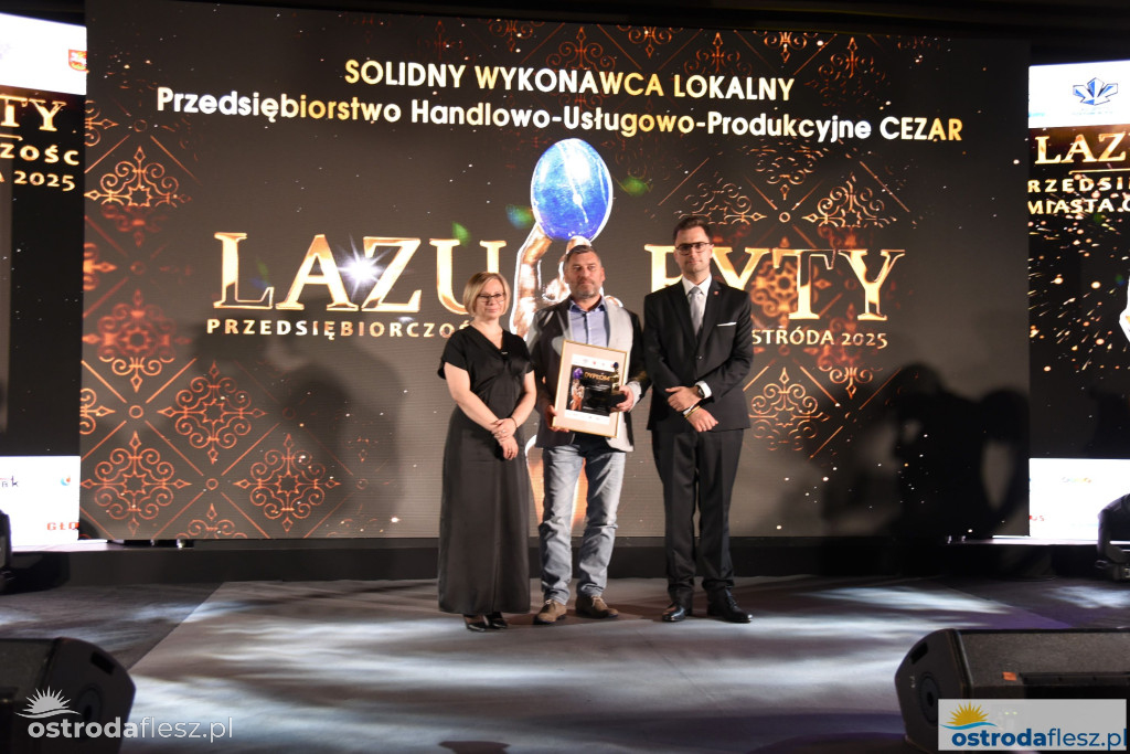 Przedsiębiorcy z Ostródy nagrodzeni Lazurytami