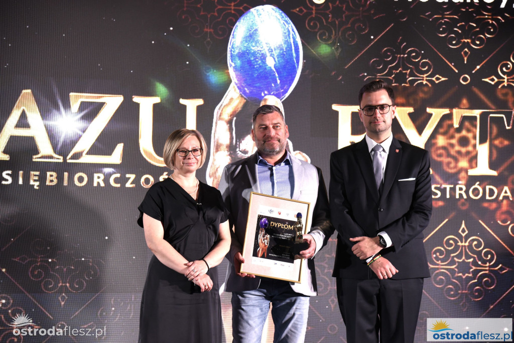 Przedsiębiorcy z Ostródy nagrodzeni Lazurytami