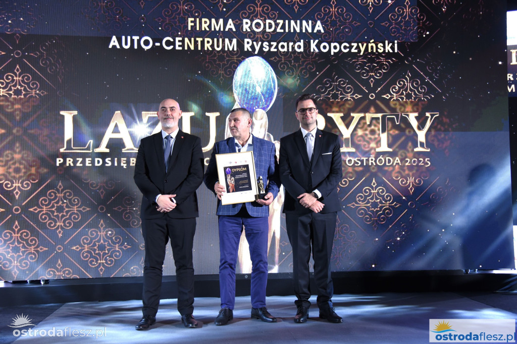 Przedsiębiorcy z Ostródy nagrodzeni Lazurytami