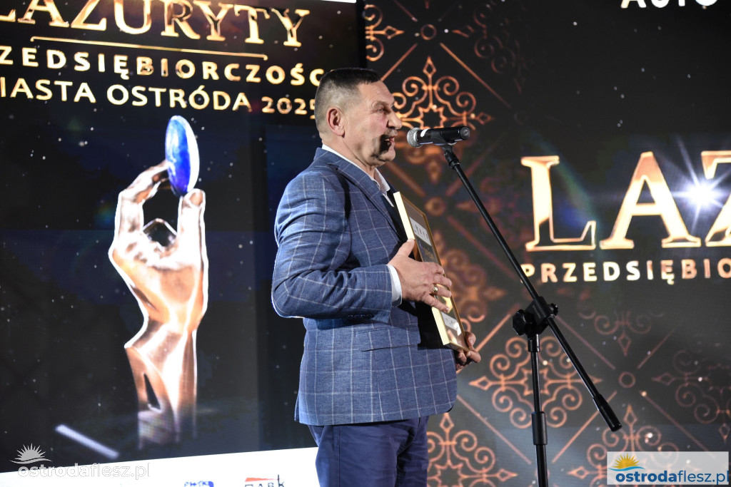 Przedsiębiorcy z Ostródy nagrodzeni Lazurytami