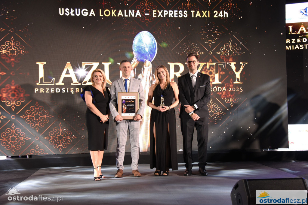 Przedsiębiorcy z Ostródy nagrodzeni Lazurytami