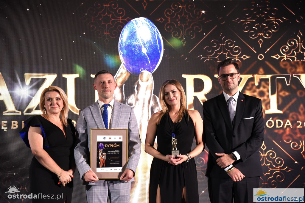 Przedsiębiorcy z Ostródy nagrodzeni Lazurytami