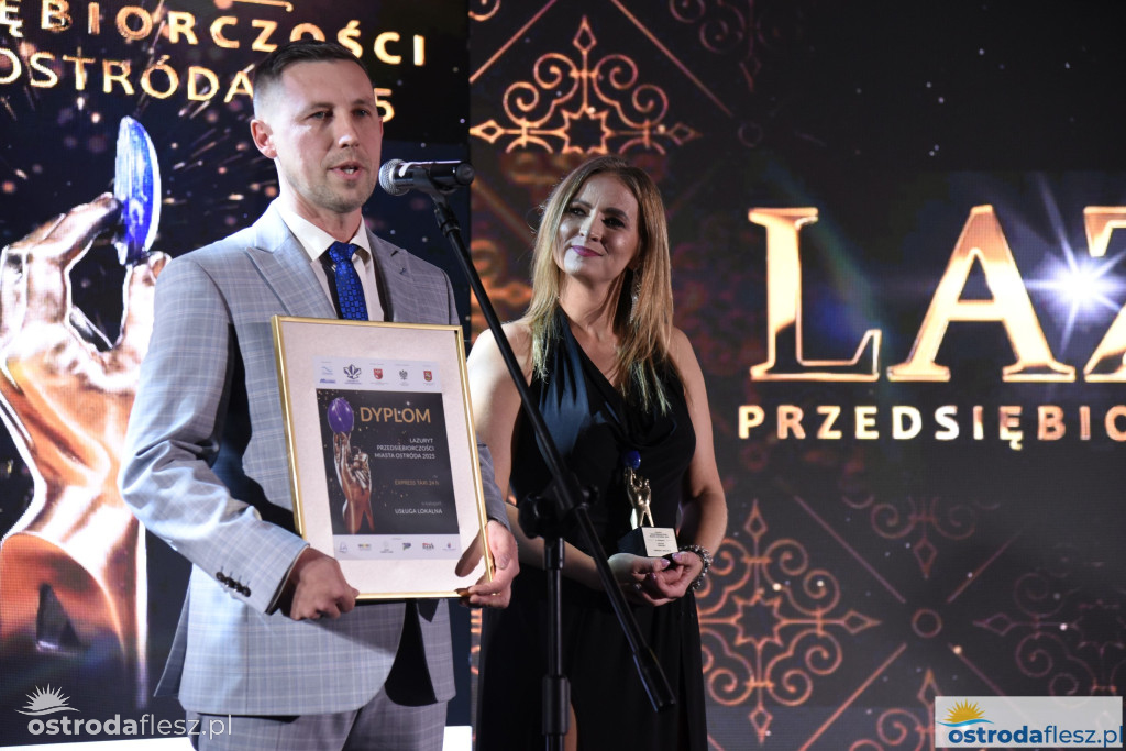 Przedsiębiorcy z Ostródy nagrodzeni Lazurytami