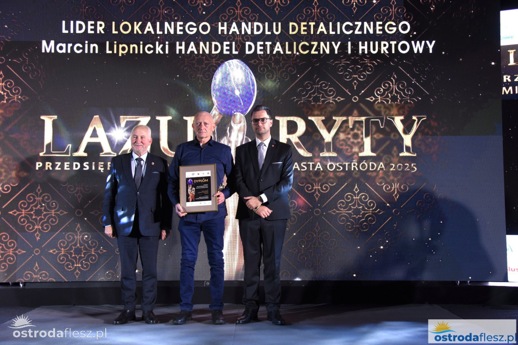 Przedsiębiorcy z Ostródy nagrodzeni Lazurytami