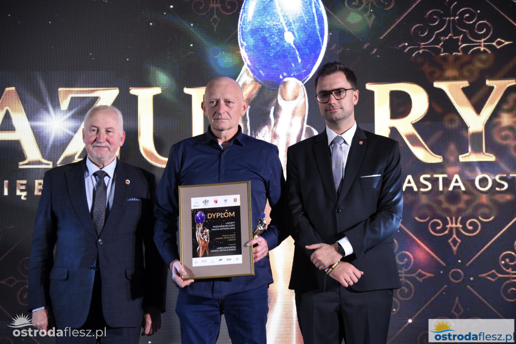 Przedsiębiorcy z Ostródy nagrodzeni Lazurytami