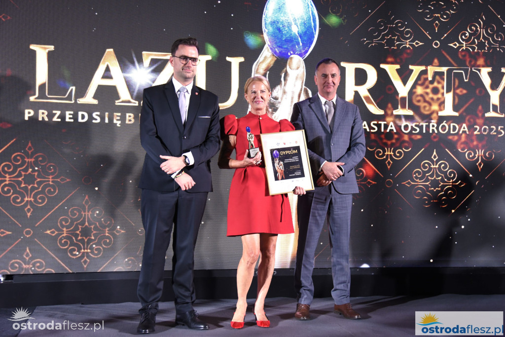 Przedsiębiorcy z Ostródy nagrodzeni Lazurytami