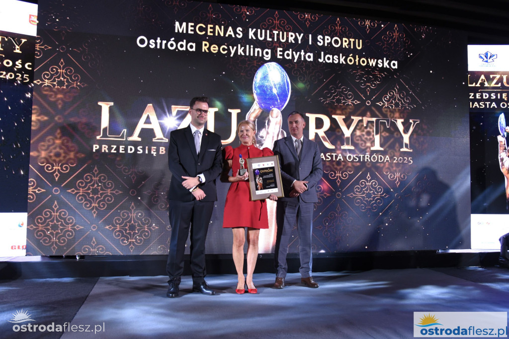 Przedsiębiorcy z Ostródy nagrodzeni Lazurytami