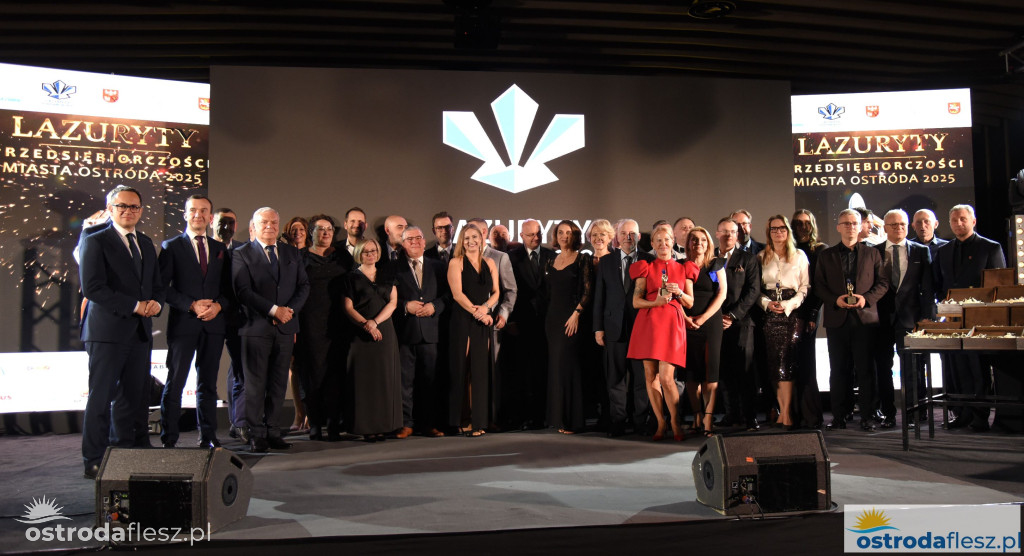 Przedsiębiorcy z Ostródy nagrodzeni Lazurytami