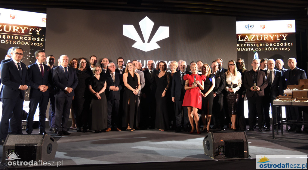 Przedsiębiorcy z Ostródy nagrodzeni Lazurytami