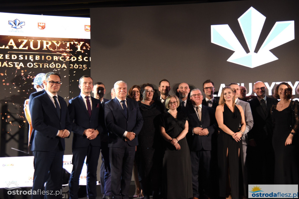 Przedsiębiorcy z Ostródy nagrodzeni Lazurytami