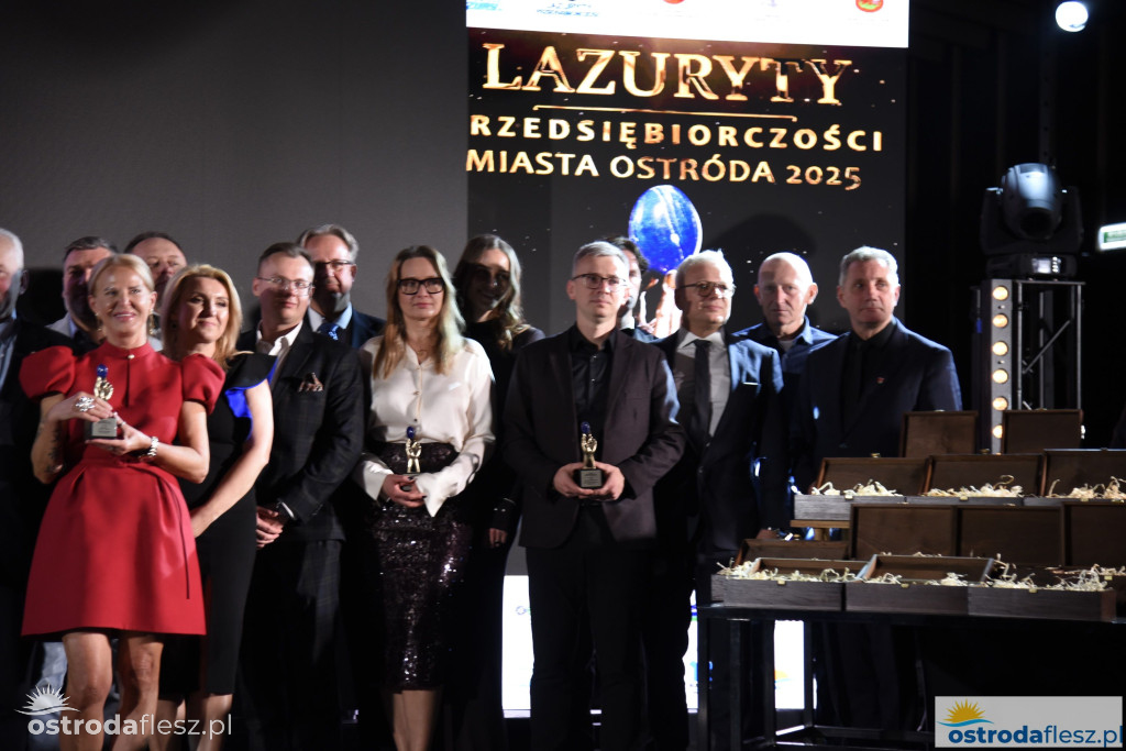 Przedsiębiorcy z Ostródy nagrodzeni Lazurytami