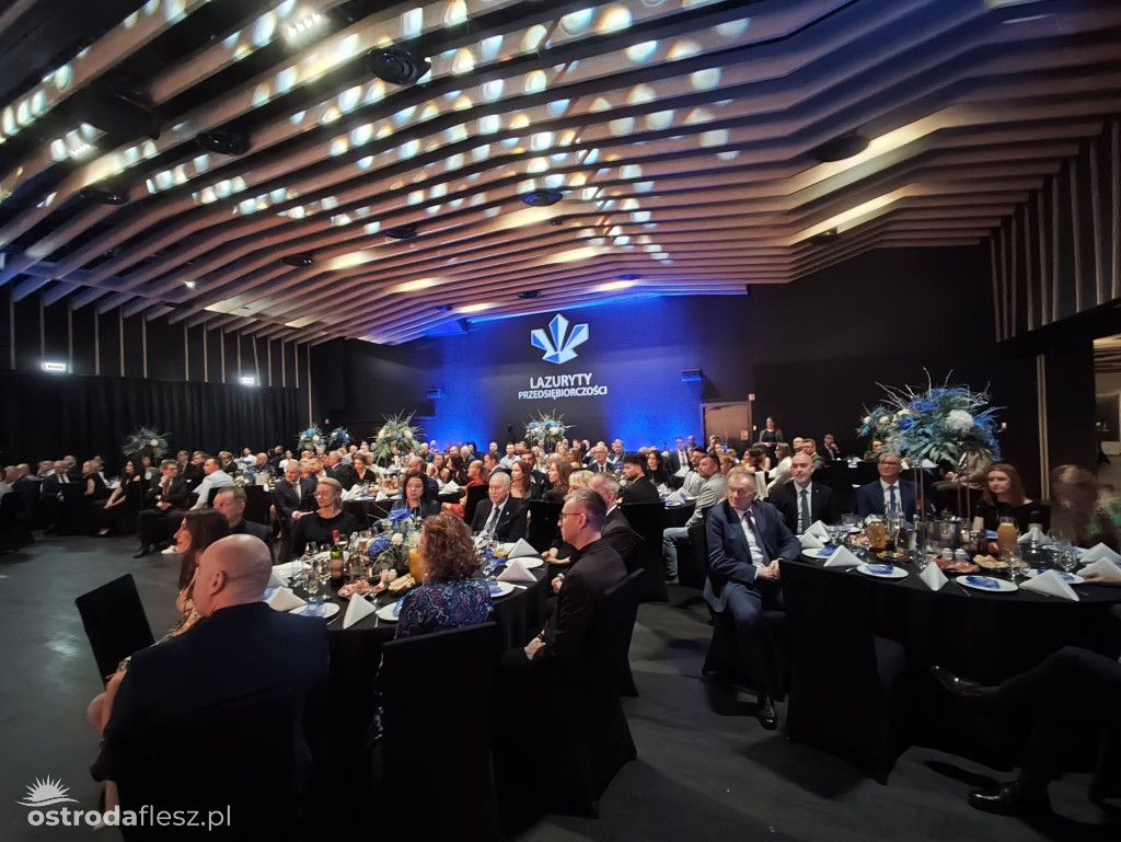 Przedsiębiorcy z Ostródy nagrodzeni Lazurytami