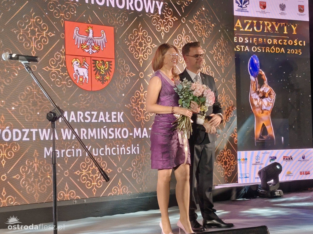 Przedsiębiorcy z Ostródy nagrodzeni Lazurytami