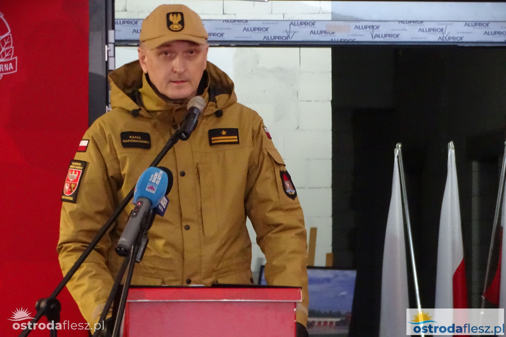 Wmurowano akt erekcyjny na budowie siedziby KP PSP